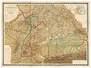 Германияны къыбыла-кюнбатышыны къабыргъагъа тагъылыучу картасы (1875)