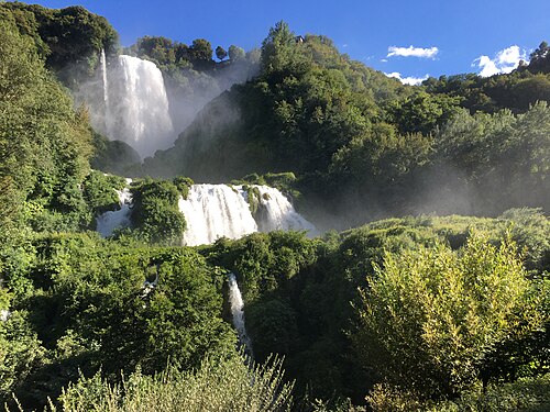 Waterfall Marmore in Terni