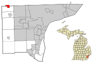 Northville (Michigania): situs