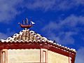 Veleta con forma de barco en la iglesia de Santo Domingo de Guzmán, 2016-02-13.