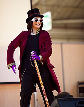 Cosplay de Willy Wonka en 2010.