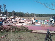 Low-end EF4 damage west of Atlanta, Louisiana WinnfieldLouisianaEF4.jpg