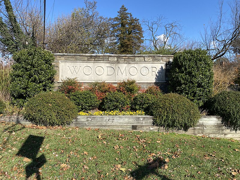 File:Woodmoor, Maryland welcome sign.jpg