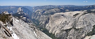 A view of Yosemite Valley from the summit of Clouds Rest Yosemite Valley, as seen from Cloud's Rest.jpg