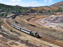 The Tourist Train passing through Zarandas-Naya, in 2007. Zarandas-Naya vista general.png