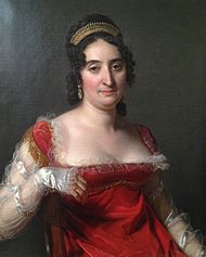 "Lady in red wearing a tiara".JPG