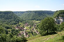 Baume Abbey 0 Baume-les-Messieurs - village Panorama.jpg