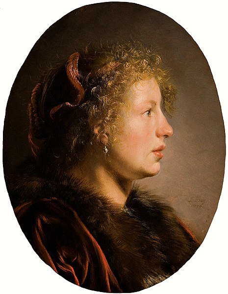 File:12. Study of a Young Woman in Profile Salomon de Bray.jpg