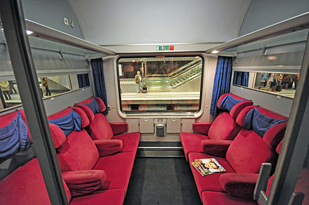 First class car on the Berlin-Warszawa-Express