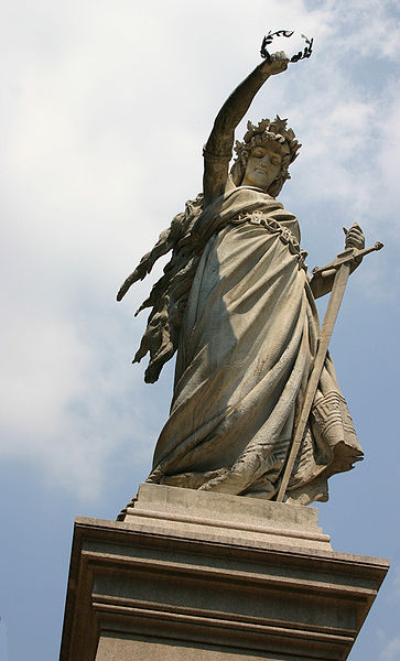 File:1612 - Milano - Luigi Belli, Monumento ai caduti di Mentana (1880) - Foto Giovanni Dall'Orto - 18-May-2007.jpg
