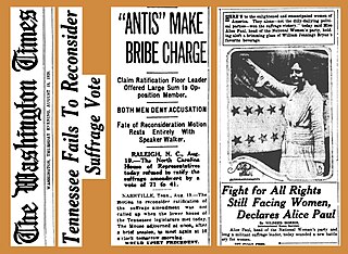 19200819 Suffrage vote (Tennessee) - Nineteenth Amendment - The Washington Times.jpg