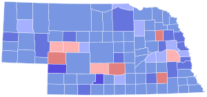 1922 Nebraska gubernatorial election results map by county.svg