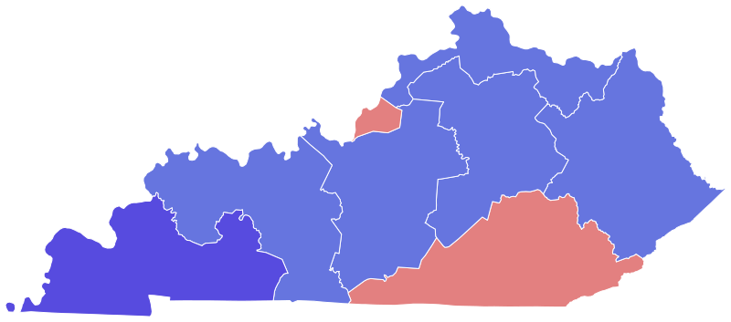 File:1959 Kentucky gubernatorial election results map by congressional district.svg