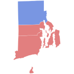 Tahun 1968 Rhode Island gubernur hasil pemilihan peta oleh county.svg