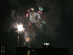 東京湾大華火祭（写真は2006年、第19回）