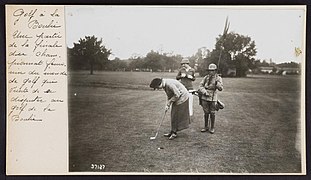 Championnat du monde de golf féminin, années 1910, université de Caen.