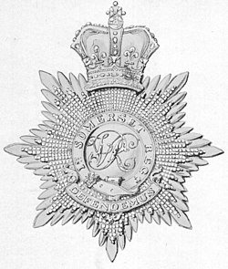 Shoulder belt plate, officer, Western Regiment Glamorganshire