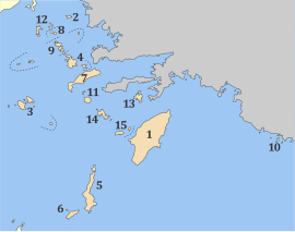 Municipalities of the Dodecanese