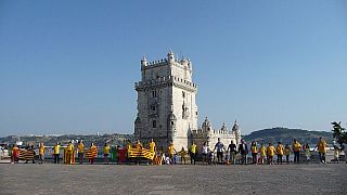 Vía Catalana en Lisboa, el día 30 de agosto de 2013