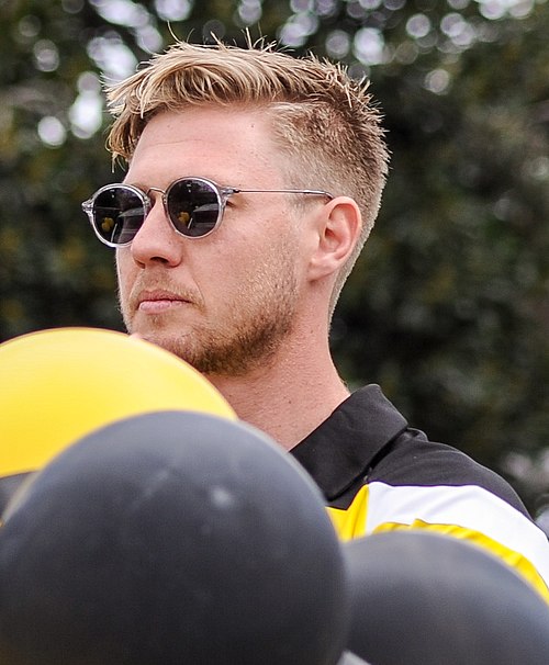 Broad during the 2017 AFL Grand Final parade