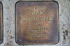 2019-05-22 Hannover Stolperstein David Sobel-Brenner.jpg