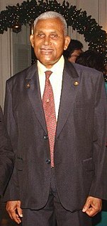 A. N. R. Robinson former President and Prime Minister of Trinidad and Tobago