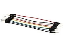 Stranded 22AWG jump wires with solid tips A few Jumper Wires.jpg