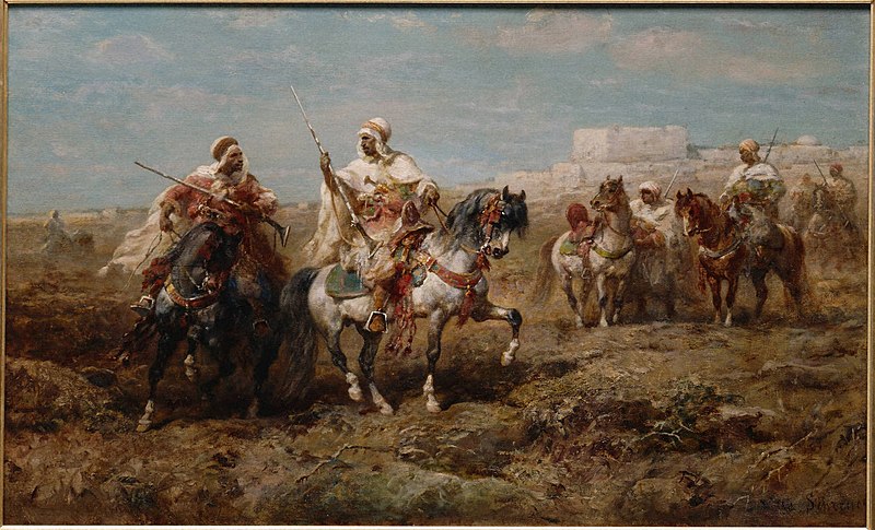 File:Adolf Schreyer - Arabs on Horseback - 1999-35 - Princeton University Art Museum.jpg