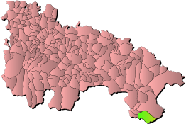 Kaart van Aguilar del Río Alhama