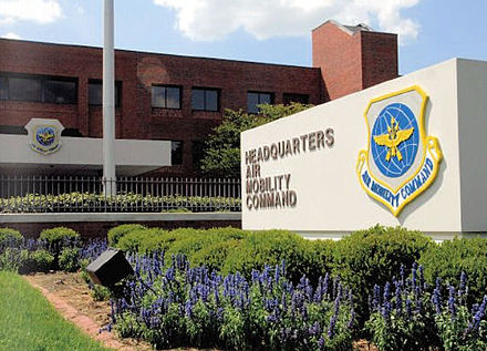 Air Mobility Command Headquarters building, Scott Air Force Base, Illinois