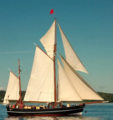 Albin Köbis Gaffelketsch Traditionssegelschiff Flensburg Museumshafen