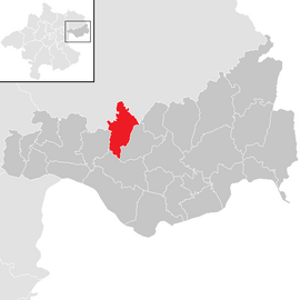 Poloha obce Allerheiligen im Mühlkreis v okrese Perg (klikacia mapa)
