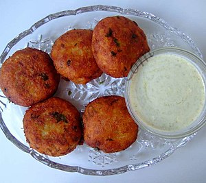 Fried disk-shaped pastries