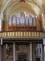 Altenkessel St. Johannes Baptista inside organ gallery.JPG