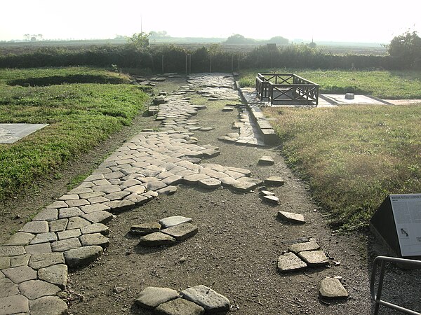 Remains of the Roman decumanus