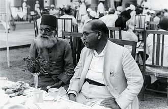 330px Ambedkar and Maulana Hasrat Mohani at Sardar Patel%27s reception