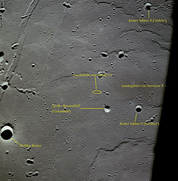 File:Apollo 11 Landebereich mit Erklärungen.jpg