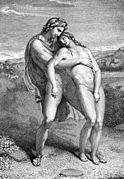 Apollon et Hyacinthe.  1801. Eau-forte