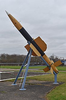 Seaslug on display at Wickenby Aerodrome, Lincolnshire, UK