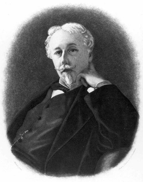 1876 portrait of Gobineau by Mathilde Sallier de La Tour