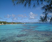 View of Hao Atoll