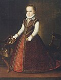 Thumbnail for File:Attributed to Orazio Vecellio - Portrait of Anna Caterina Gonzaga.jpg