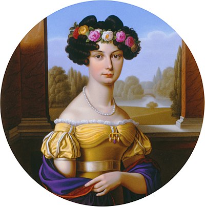 Augusta von Harrach, segunda esposa de Federico Guillermo III.