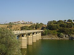 Bridge into the town.