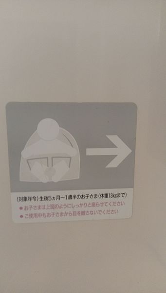 File:Baby table notice toilet JNR 185 series Odoriko.jpg