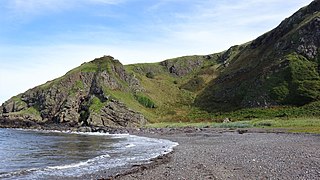 <span class="mw-page-title-main">Balcreuchan Port</span> Bay and raised beach site in Colmonell, South Ayrshire, Scotland