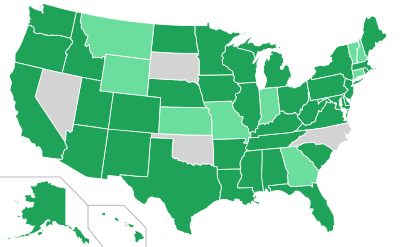 Green - States where Jill Stein had ballot access. (444 Electoral)
Light Green - States where Jill Stein had write-in access. (63 Electoral)
(As of November 16, 2012, Jill Stein was not on Secretary of State's list of valid candidates in Montana so her write-in votes were not counted in Montana. This was because she missed the filing deadline of September 28.
)
Total - 507 Electoral Ballot access of Jill Stein in the 2012 US presidential election.svg