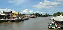 The town sitting along the Temburong River in 2012. Bangar.jpg