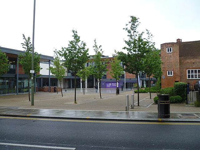 The Wood Street campus of Barnet & Southgate College in Chipping Barnet.