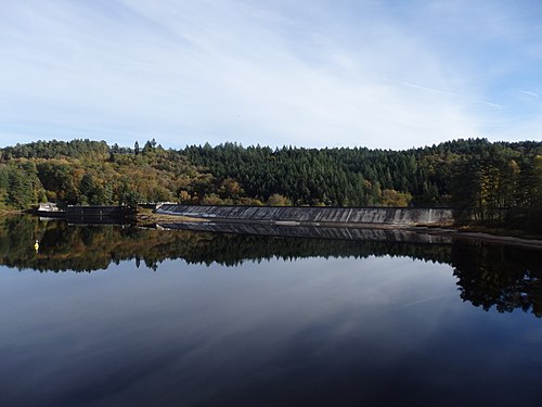 Barrage des Bariousses, Corrèze, France